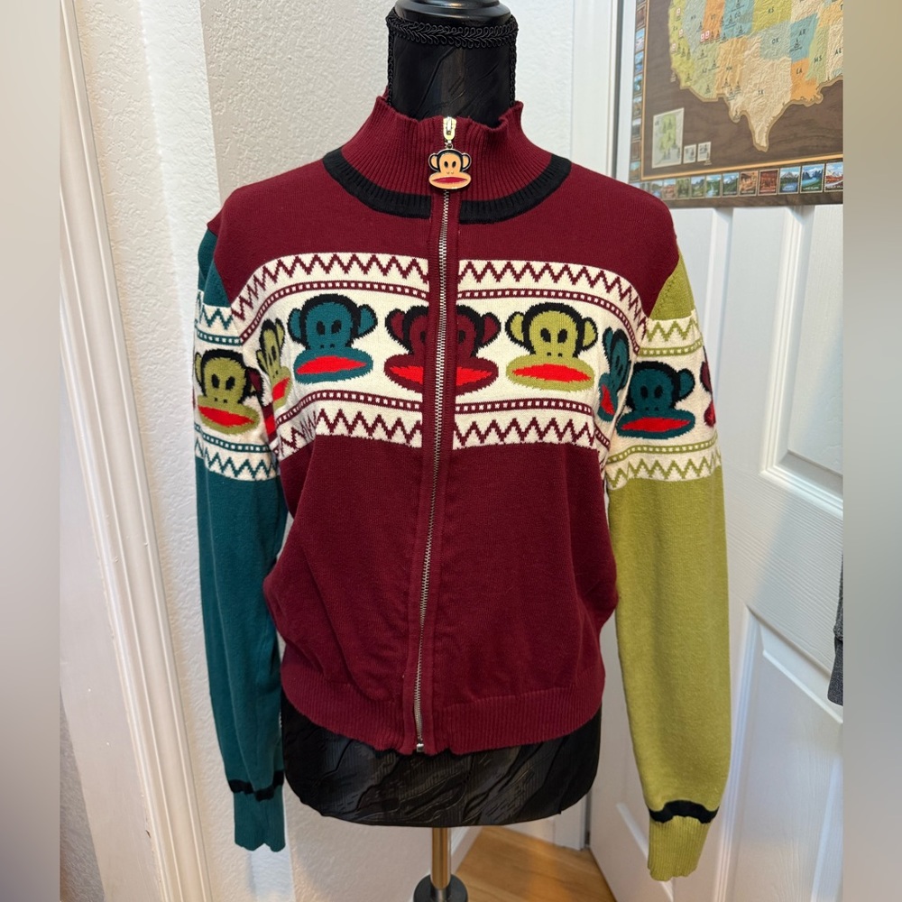 paul frank x dolls kill cropped turtle neck sweater